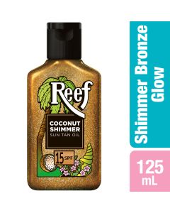 Reef Coconut Shimmer Sun Tan Oil SPF 15+ 125mL