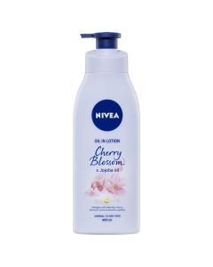 Nivea Body Oil Lotion Cherry Blossom Jojoba 400mL