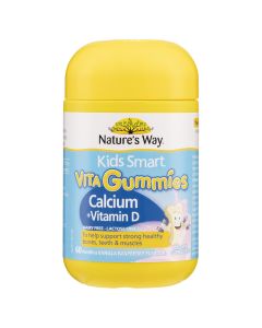 Nature's Way Kids Smart Vita Gummies Calcium + Vitamin D 60 Pastilles