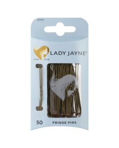 Lady Jayne Brown Fringe Pins 50 Pack