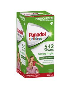 Panadol Children 5-12 Years Strawberry Flavour 200 mL