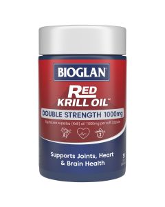 Bioglan Red Krill Oil Double Strength 1000mg 30 Capsules