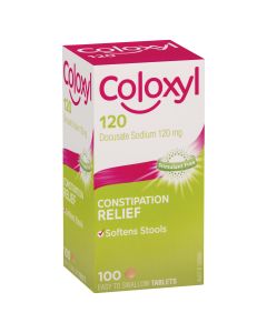 Coloxyl 120mg 100 Tablets 