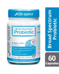 Life-Space Broad Spectrum Probiotic 60 Hard Capsules