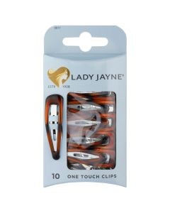 Lady Jayne Shell One Touch Clips 10 Pack