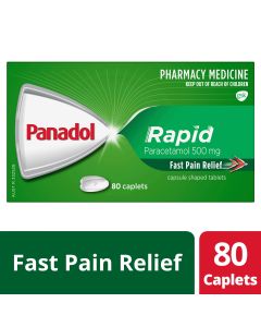 Panadol Rapid 500mg 80 Caplets