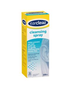 EarClear Cleansing Spray 100mL – Prevents Ear Wax Build-up & Keeps Ears Clean