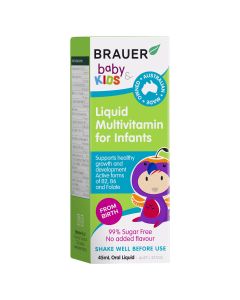 Brauer Baby & Kids Liquid Multivitamin for Infants 45mL