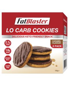 Naturopathica FatBlaster Lo Carb Cookie Caramel Flavour 6 x 30g Pack