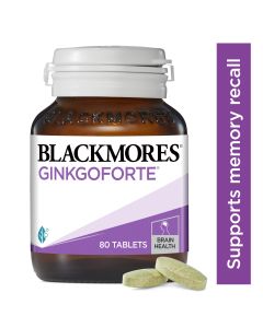 Blackmores Gingko Forte 80 Tablets 