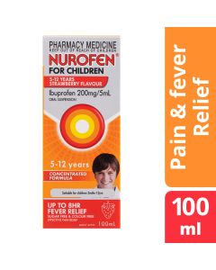 Nurofen For Children 5-12 Years Strawberry 100ml