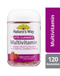 Nature's Way Adult Multivitamin 120 Strawberry Flavoured Vita Gummies