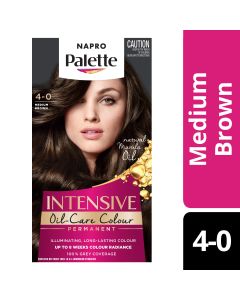 Napro Palette Permanent Hair Colour 4-0 Medium Brown