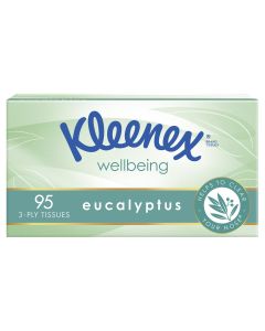 Kleenex Eucalyptus Facial Tissues 95 Pack