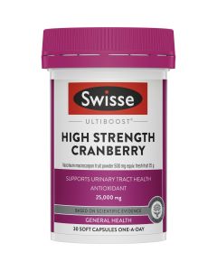 Swisse Ultiboost High Strength Cranberry 30 Capsules