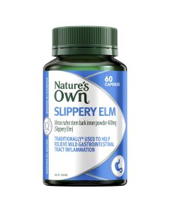 Nature's Own Slippery Elm 400Mg 60 Capsules