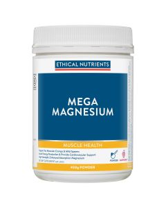 Ethical Nutrients Mega Magnesium Powder Raspberry 450g