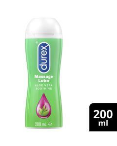 Durex Play Massage 2 in 1 Gel Intimate Lubricant Aloe Vera 200mL