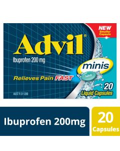 Advil Minis Liquid Capsules 20 Capsules