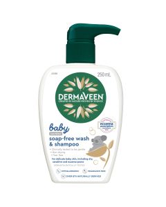 DermaVeen Baby Calmexa Soap-Free Wash & Shampoo 250ml