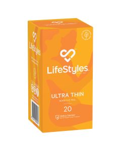 Lifestyles Ultra Thin Condoms 20 Pack