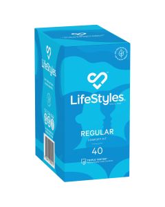 LifeStyles Regular Condoms 40 Pack