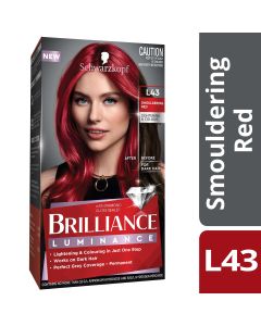 Schwarzkopf Brilliance Luminance L43 Smouldering Red