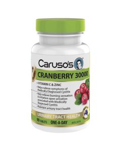 Caruso's Natural Health Cranberry 30000 90 Tablets