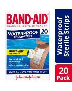 Band-Aid Waterproof Tough Strips 20 Pack