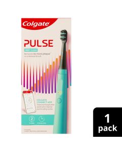 Colgate Pulse Rechargeable Deep Clean Electric Toothbrush, 1 Pack with Refill Head