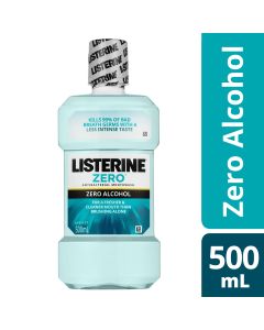 Listerine Mouthwash Zero Alcohol 500mL
