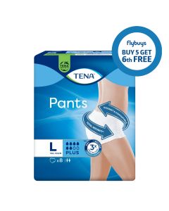 Tena Pants Plus Large 8 Pack