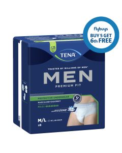 Tena Men Discreet Protection Protective Underwear Level 4 Maxi 8 Pack