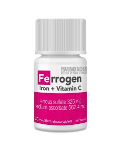 Ferrogen Iron + Vitamin C 30 Tablets