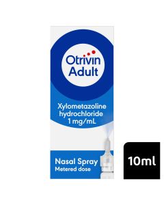 Otrivin Adult Nasal Spray, for Blocked Nose, 10mL