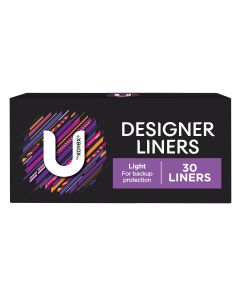 U By Kotex Protect Liners with Design 30 Pack