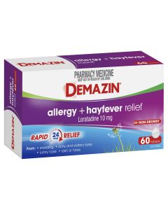 Demazin Allergy + Hayfever Relief 60 Tablets