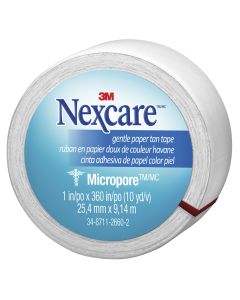 Nexcare Micropore Gentle Paper Tape White 25mm x 9.14m