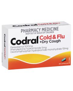 Codral Cold & Flu + Dry Cough 48 Capsules