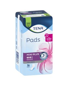 Tena Pad Mini Plus Long Length 16 Pack 