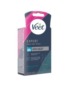 Veet Expert Face Wax Strips for Sensitive Skin 20 Pack