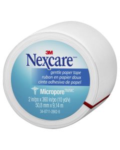 Nexcare Micropore Gentle Paper Tape White 50mm x 9.14m