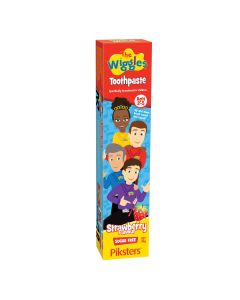 Piksters The Wiggles Toothpaste Sugar Free Strawberry Ages 2-5 96g