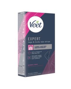 Veet Expert Cold Leg & Body Wax Strips 40 Pack