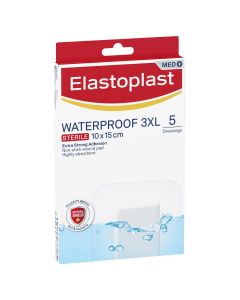 Elastoplast Waterproof 3XL Sterile 10 x 15cm 5 Pack