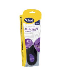 Scholl In Balance Pain Relief Plantar Fasciitis Orthotic Insole Medium