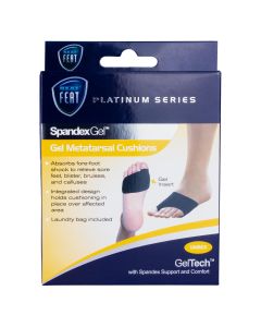 Neat Feat Spandex Gel Metatarsal Cushion Pads Large