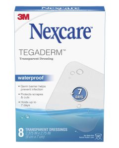 Nexcare Tegaderm Waterproof Transparent Dressing 6 x 7cm 8 Pack