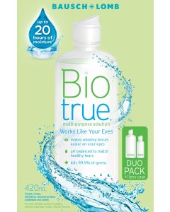 Biotrue Multi Purpose Solution Duo Pack 420mL