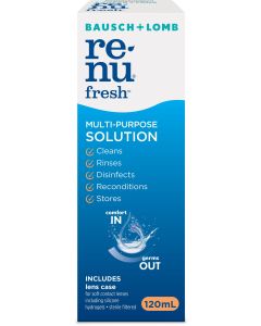 Bausch & Lomb Renu Fresh Multi-Purpose Solution 120ml